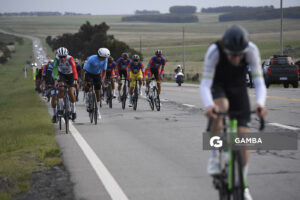 Pablo Bonilla, de Club Náutico y de Pesca Boca de Cufré. Malla oro líder de la competencia. 81ª Vuelta Ciclista del Uruguay.