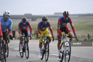 Pablo Bonilla, de Club Náutico y de Pesca Boca de Cufré. Malla oro líder de la competencia. 81ª Vuelta Ciclista del Uruguay.