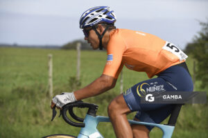 Maicol Tábarez, de CC Cerro Largo. 81ª Vuelta Ciclista del Uruguay.