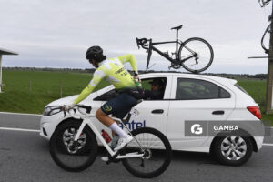 Charles Waddell, de TaG Cycling Team. 81ª Vuelta Ciclista del Uruguay.