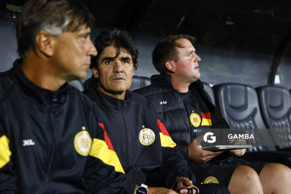 Leonel Rocco, director técnico de Progreso, Liga AUF Uruguaya. Estadio Centenario.