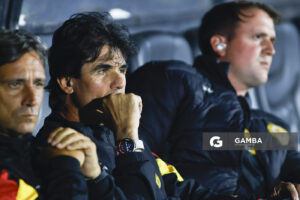 Leonel Rocco, director técnico de Progreso, Liga AUF Uruguaya. Estadio Centenario.