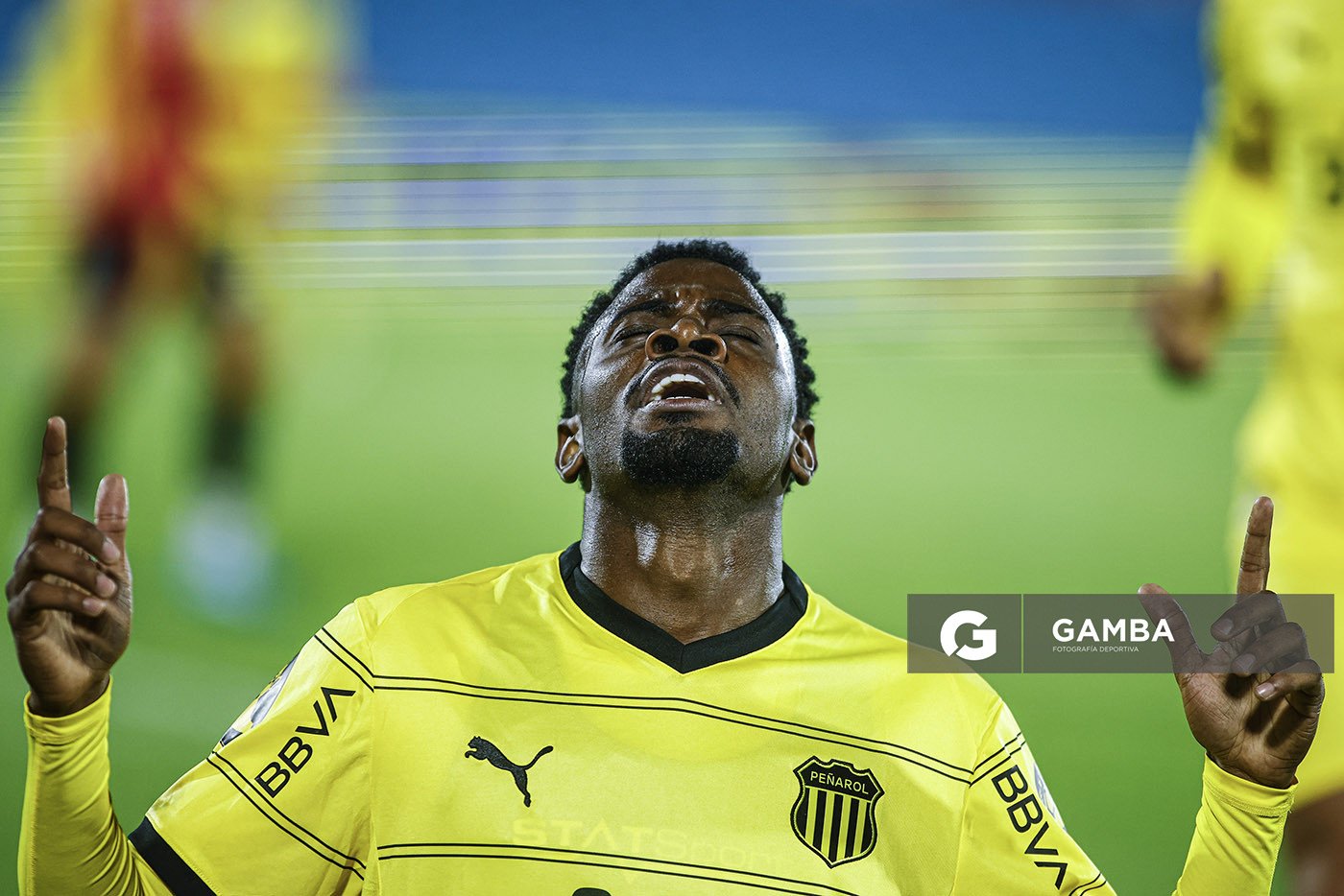 Luis Angulo, de Peñarol, Liga AUF Uruguaya. Estadio Centenario.