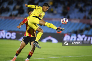 Matías Arezo, de Peñarol, Liga AUF Uruguaya. Estadio Centenario.
