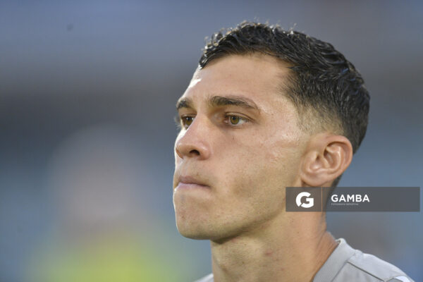 Tomás Habib, de Racing, Copa Conmebol Sudamericana. Estadio Centenario.