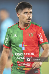 Leandro Suhr, de Boston River, Copa Conmebol Sudamericana. Estadio Centenario.