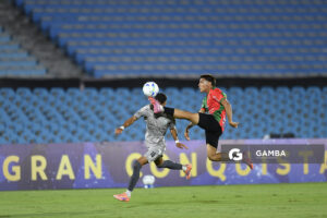 Fredy Martínez, de Boston River, Copa Conmebol Sudamericana. Estadio Centenario.