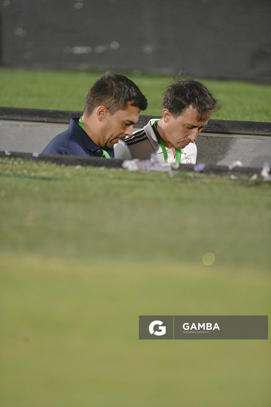 Cristian Chambian, director técnico de Racing, Copa Conmebol Sudamericana. Estadio Centenario.
