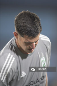 Ramiro Brazionis, de Racing, Copa Conmebol Sudamericana. Estadio Centenario.