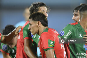Fredy Martínez, de Boston River, Copa Conmebol Sudamericana. Estadio Centenario.