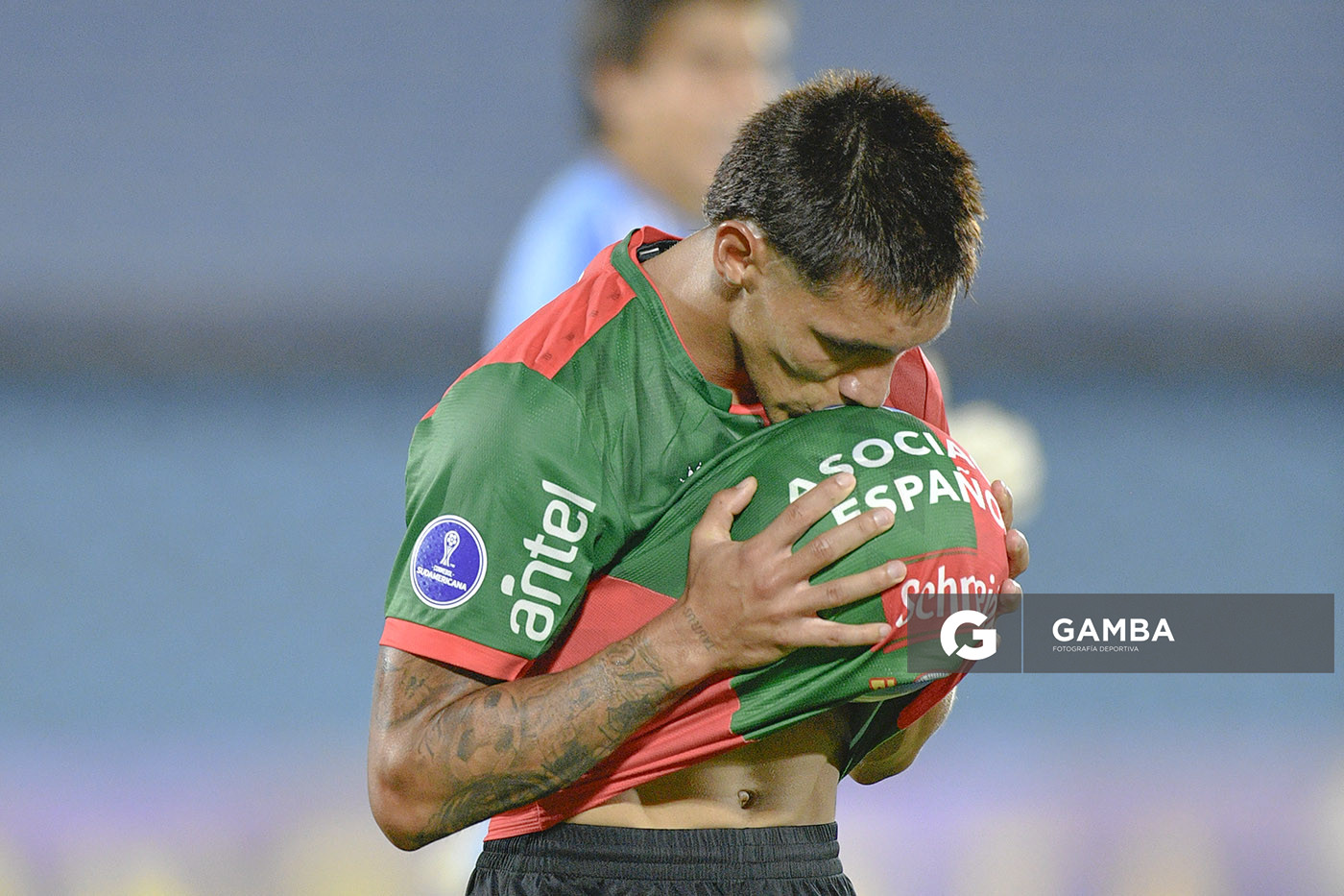 Fredy Martínez, de Boston River, Copa Conmebol Sudamericana. Estadio Centenario.