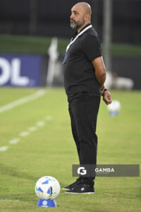 Marcelo Méndez, director técnico de Montevideo City Torque, Copa Conmebol Sudamericana. Estadio Centenario.