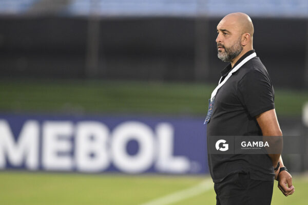 Marcelo Méndez, director técnico de Montevideo City Torque, Copa Conmebol Sudamericana. Estadio Centenario.