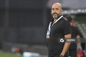 Marcelo Méndez, director técnico de Montevideo City Torque, Copa Conmebol Sudamericana. Estadio Centenario.