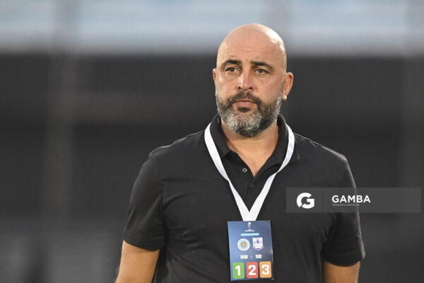 Marcelo Méndez, director técnico de Montevideo City Torque, Copa Conmebol Sudamericana. Estadio Centenario.