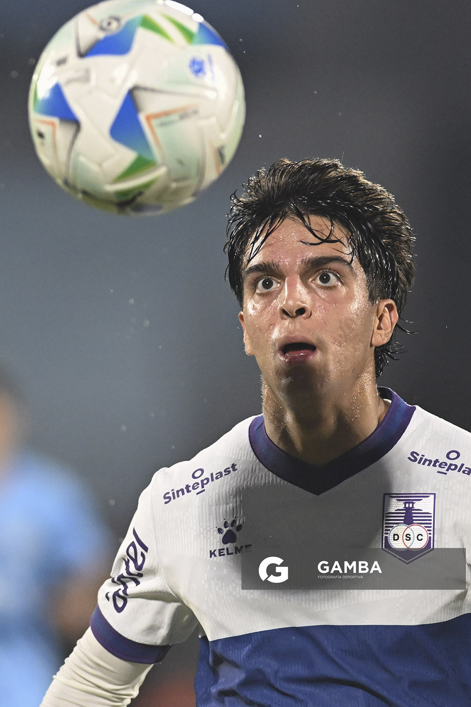 Xavier Biscayzacú, de Defensor Sporting, Copa Conmebol Sudamericana. Estadio Centenario.