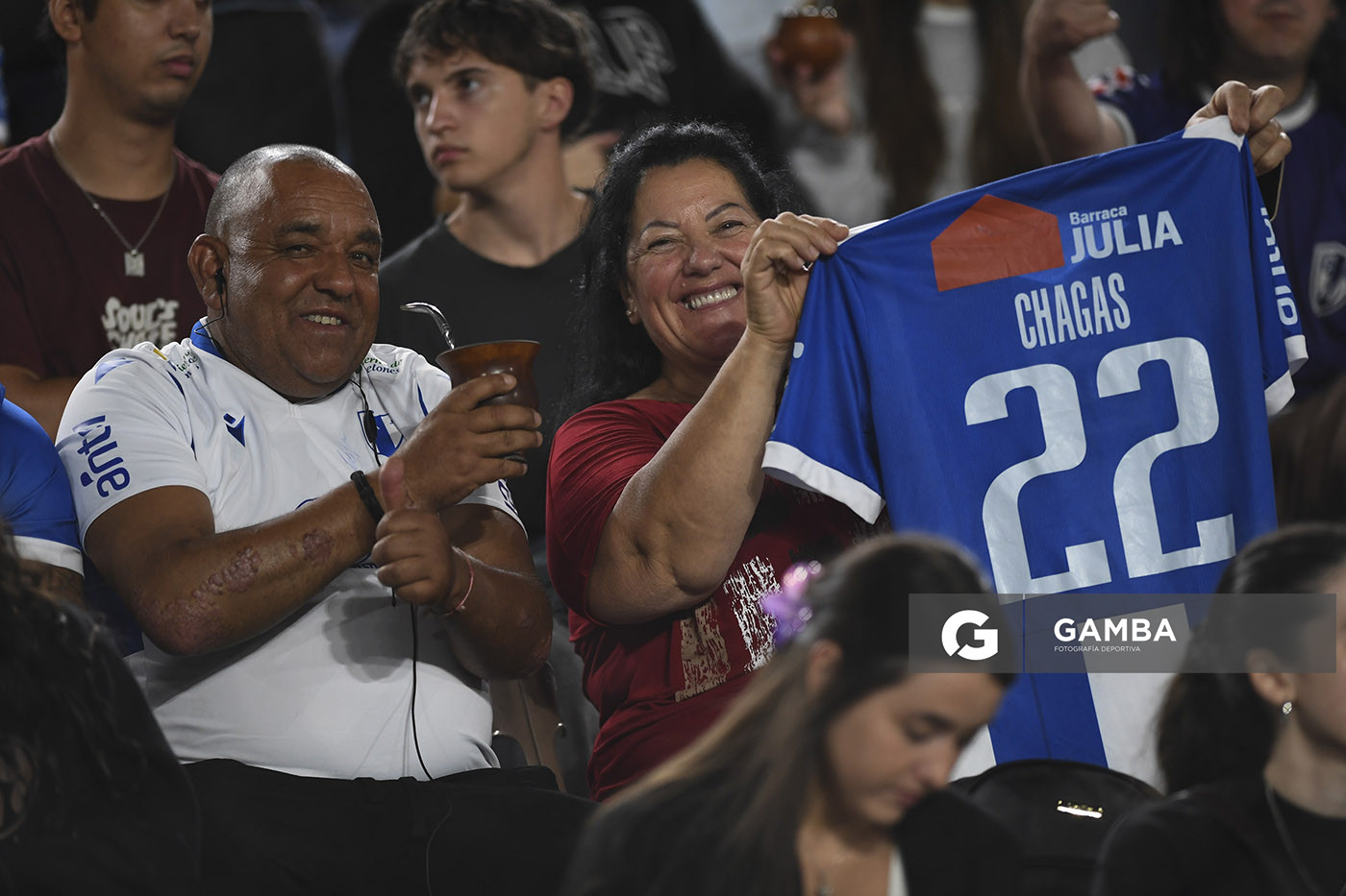 Hinchas de Juventud. Copa Conmebol Libertadores. Estadio Gran Parque Central.