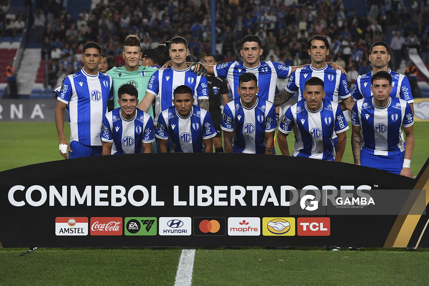 Titulares de Juventud. Copa Conmebol Libertadores. Estadio Gran Parque Central.