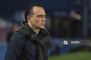Alejandro Restrepo, director técnico de Independiente Medellín, Copa Conmebol Libertadores. Estadio Gran Parque Central.