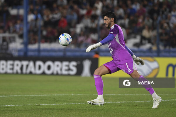 Salvador Ichazo, golero de Independiente Medellín, Copa Conmebol Libertadores. Estadio Gran Parque Central.
