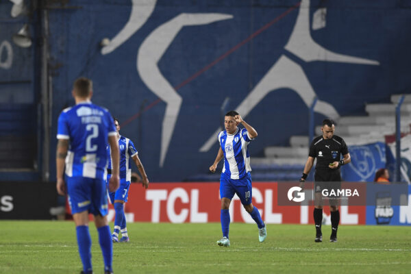 Bruno Larregui, de Juventud, Copa Conmebol Libertadores. Estadio Gran Parque Central.