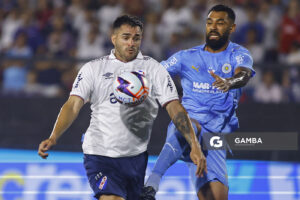 Maximiliano Gómez, de Nacional, Liga AUF Uruguaya. Estadio Charrúa.