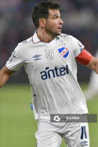Nicolás Lodeiro, de Nacional, Liga AUF Uruguaya. Estadio Gran Parque Central.