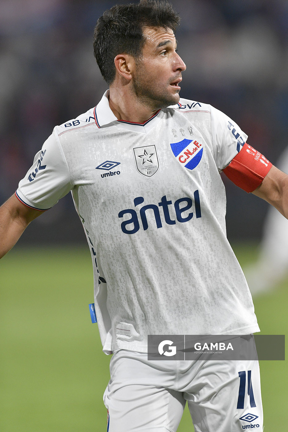 Nicolás Lodeiro, de Nacional, Liga AUF Uruguaya. Estadio Gran Parque Central.