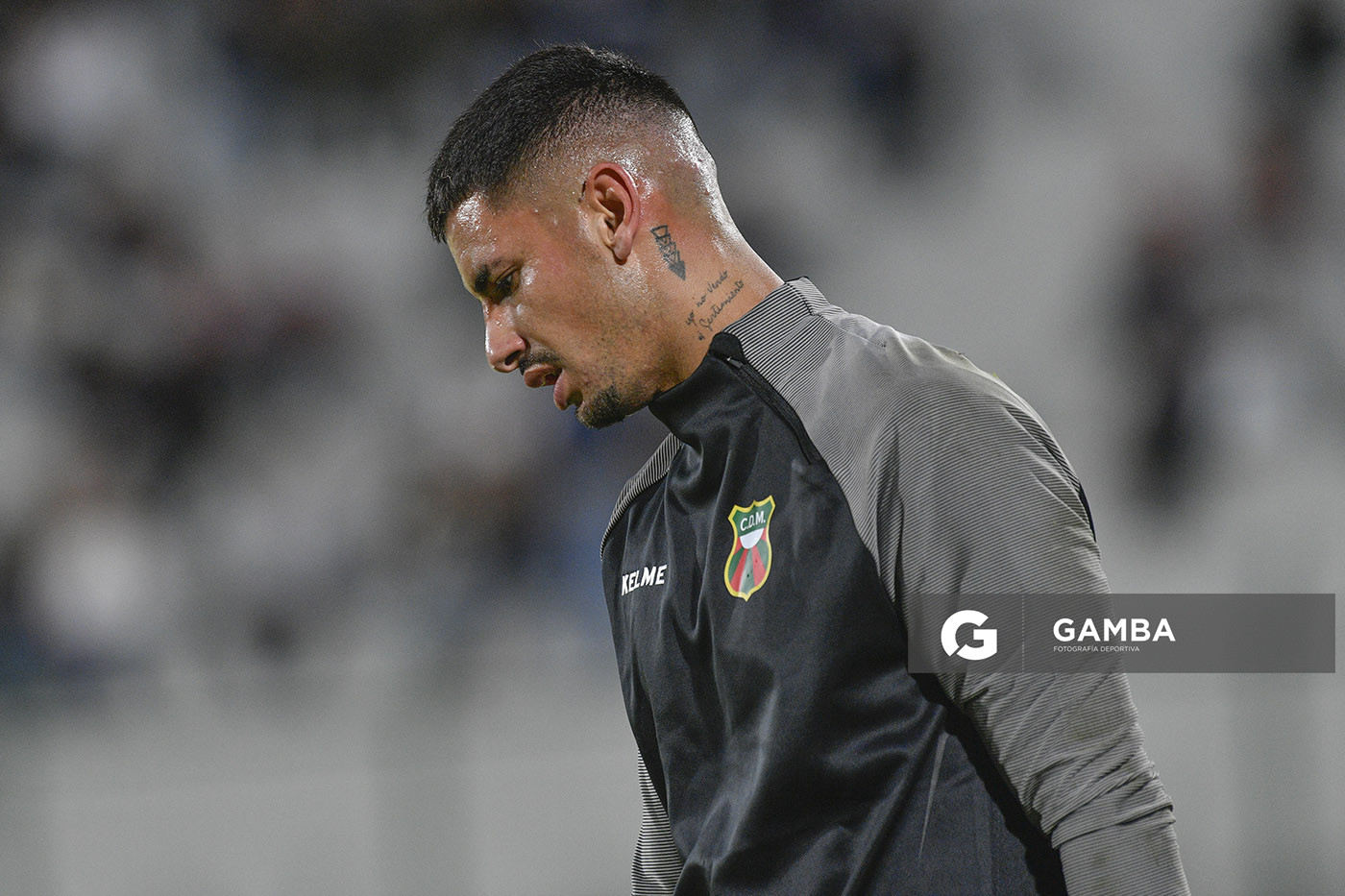 Diego Segovia, golero de Deportivo Maldonado, Liga AUF Uruguaya. Estadio Domingo Burgueño.
