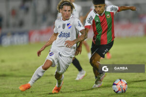 Luciano Boggio, de Nacional, Liga AUF Uruguaya. Estadio Domingo Burgueño.