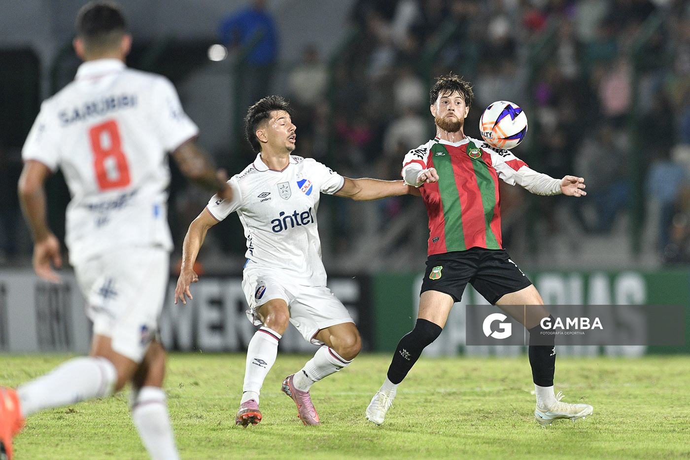 Santiago Ramírez, de Deportivo Maldonado, Liga AUF Uruguaya. Estadio Domingo Burgueño.