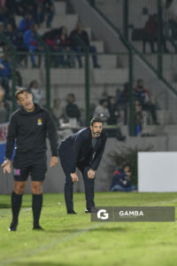 Jorge Bava, director técnico de Nacional, Liga AUF Uruguaya. Estadio Domingo Burgueño.