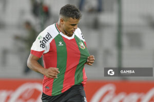 Maximiliano Noble, de Deportivo Maldonado, Liga AUF Uruguaya. Estadio Domingo Burgueño.