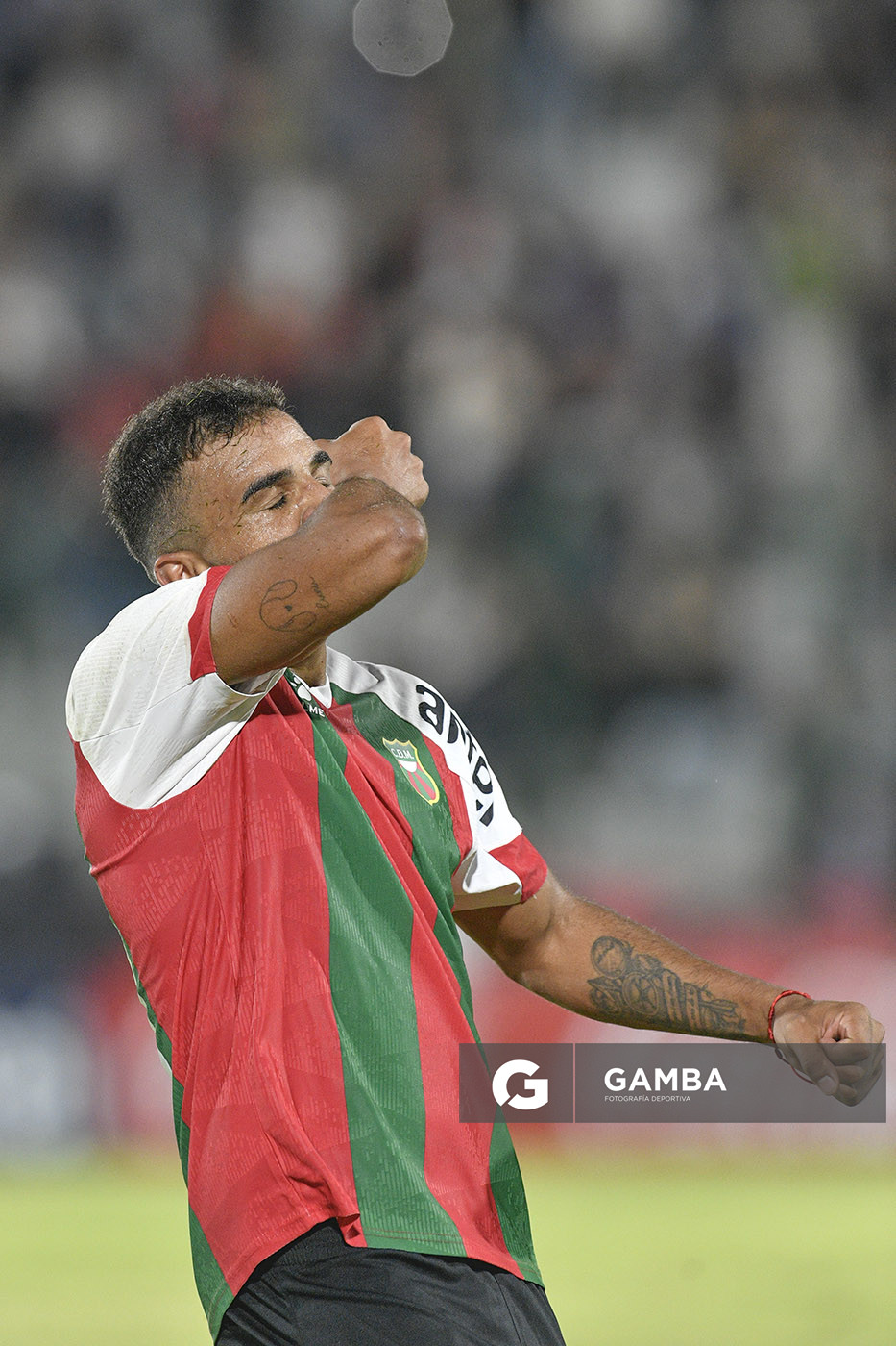 Maximiliano Noble, de Deportivo Maldonado, Liga AUF Uruguaya. Estadio Domingo Burgueño.