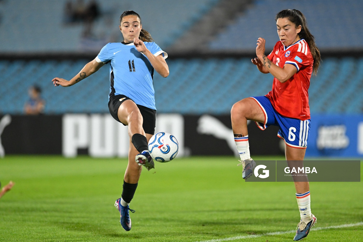 Conmebol Liga de Naciones Femenina . Estadio Centenario.