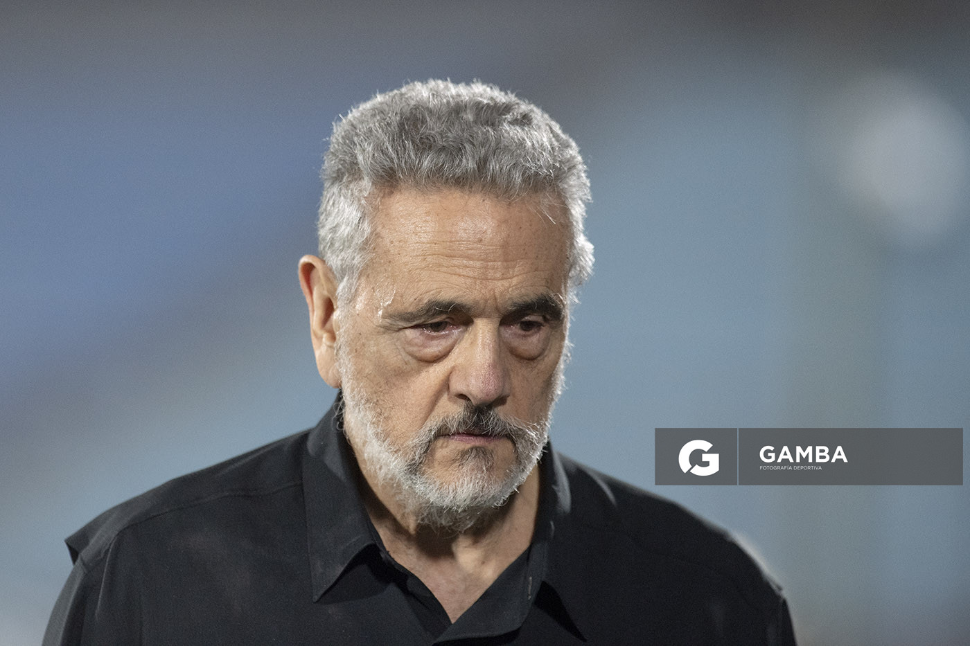 José Luis Palma presidente de Liverpool, Liga AUF Uruguaya. Estadio Centenario.