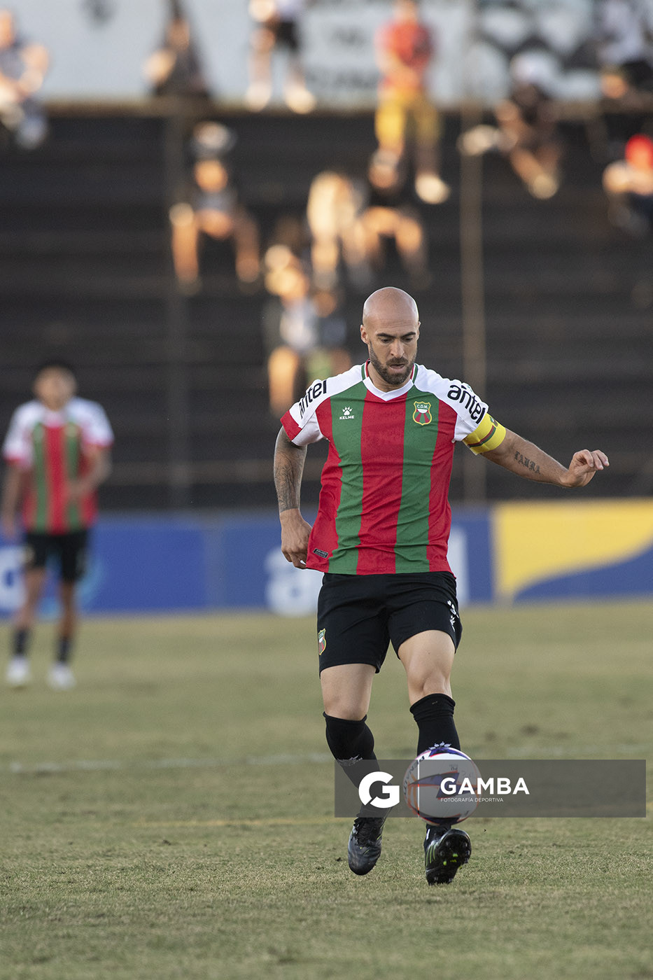 Facundo Tealde, de Deportivo Maldonado, Liga AUF Uruguaya. Estadio María Mincheff de Lazaroff.