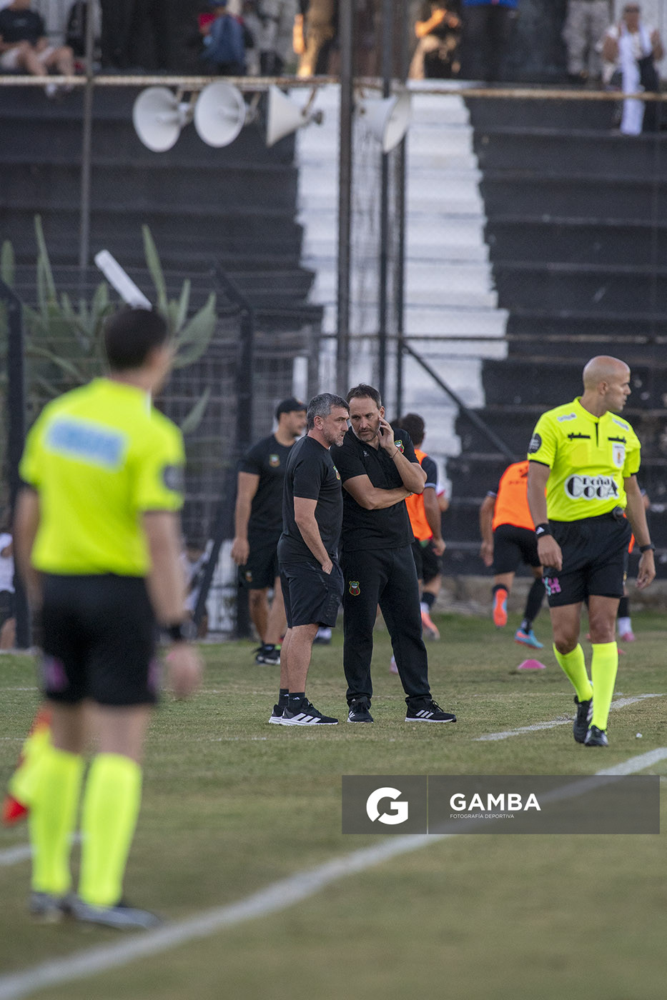 Gabriel Di Noia, director técnico de Deportivo Maldonado, Liga AUF Uruguaya. Estadio María Mincheff de Lazaroff.