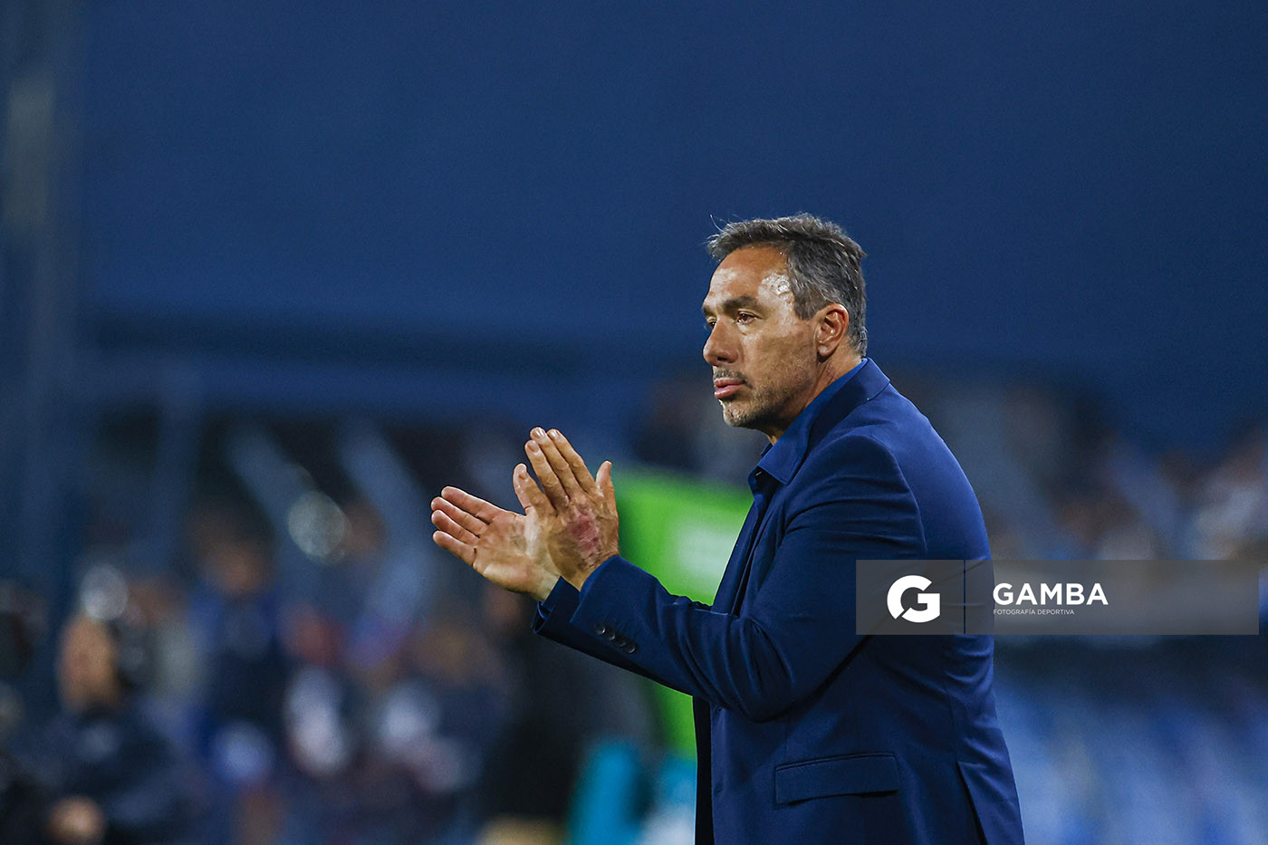 Gustavo Matosas, director técnico de Danubio, Liga AUF Uruguaya 2026. Estadio Gran Parque Central.