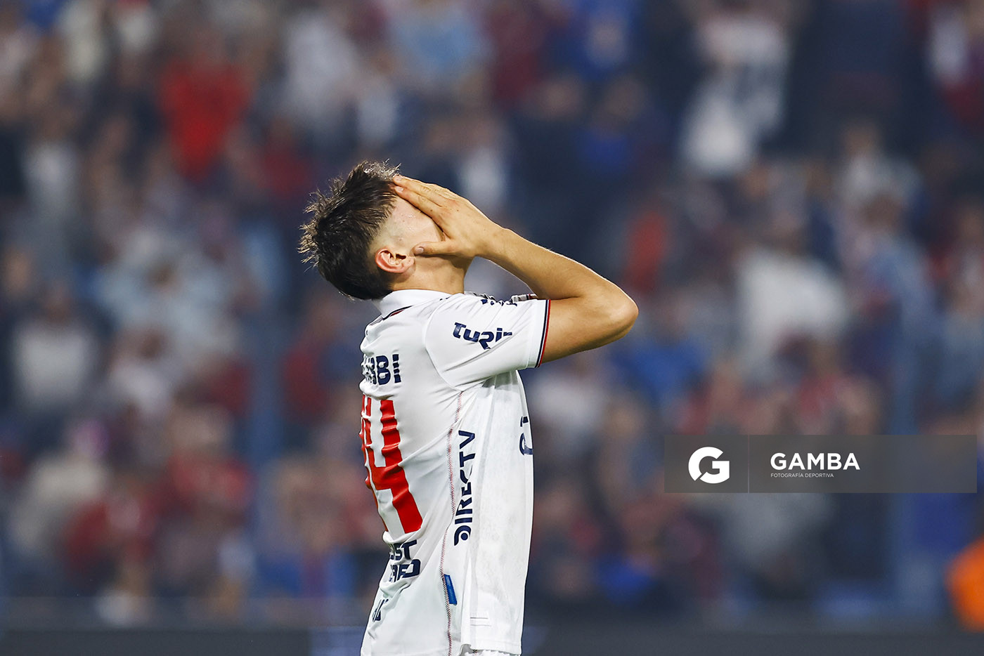 Federico Bais, de Nacional, Liga AUF Uruguaya 2026. Estadio Gran Parque Central.