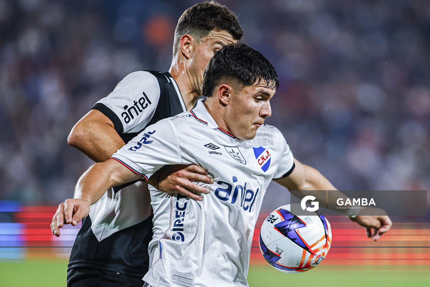 Pavel Núñez, de Nacional, Liga AUF Uruguaya 2026. Estadio Gran Parque Central.