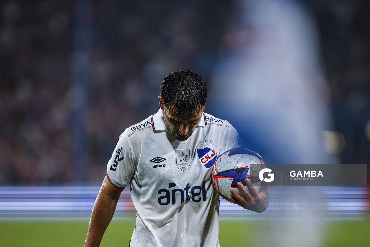 Nicolás Lodeiro, de Nacional, Liga AUF Uruguaya 2026. Estadio Gran Parque Central.