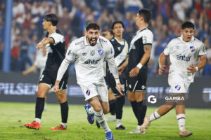 Agustín Rogel, de Nacional, Liga AUF Uruguaya 2026. Estadio Gran Parque Central.