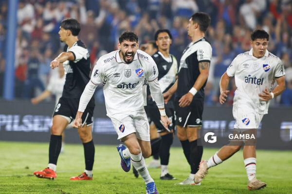 Agustín Rogel, de Nacional, Liga AUF Uruguaya 2026. Estadio Gran Parque Central.