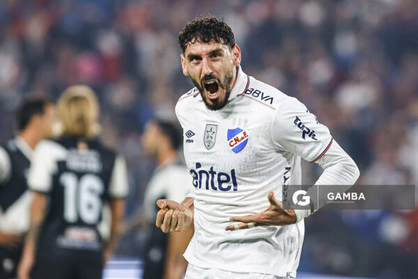 Agustín Rogel, de Nacional, Liga AUF Uruguaya 2026. Estadio Gran Parque Central.