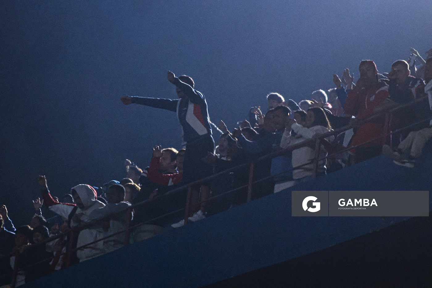 Hinchas de National. Liga AUF Uruguaya 2026. Estadio Gran Parque Central.