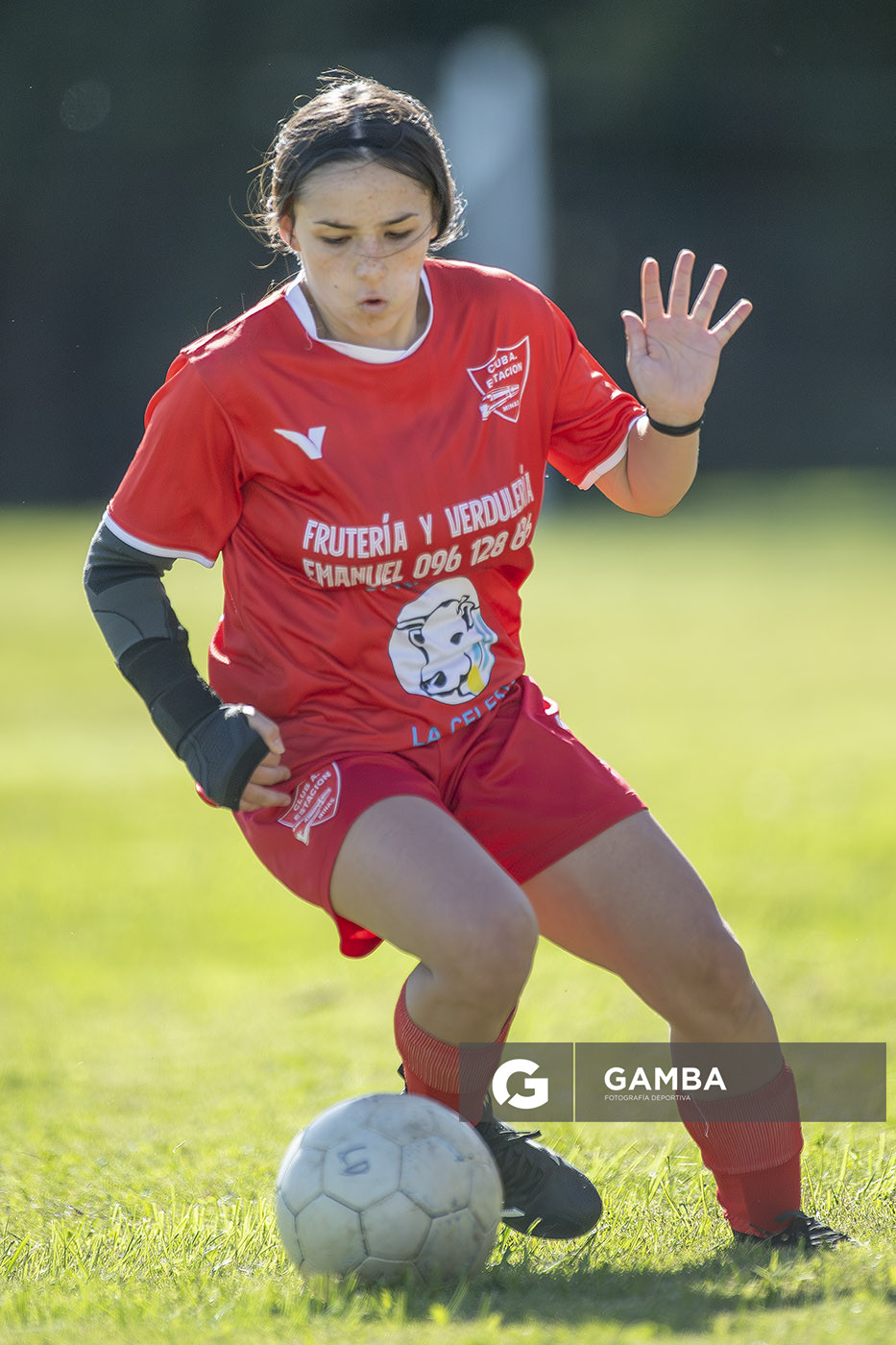 Melina Borges, de Estación, Campeonato Minuano Femenino. Estadio Parque Walter Montero.