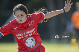 Melina Borges, de Estación, Campeonato Minuano Femenino. Estadio Parque Walter Montero.