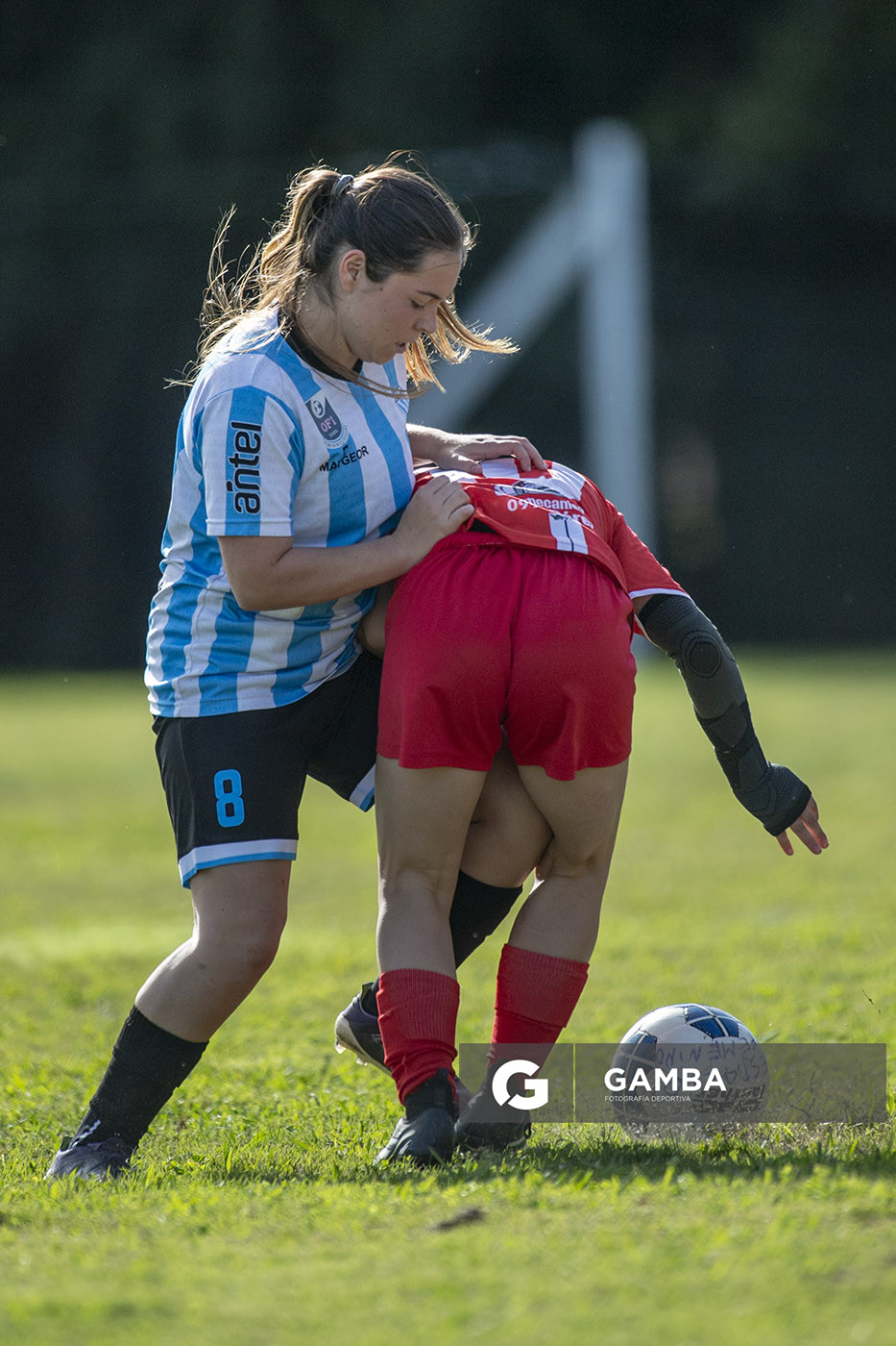 Celina Hernández, de Las Delicias, Campeonato Minuano Femenino. Estadio Parque Walter Montero.