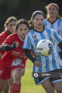 Luana Cortés, de Las Delicias, Campeonato Minuano Femenino. Estadio Parque Walter Montero.